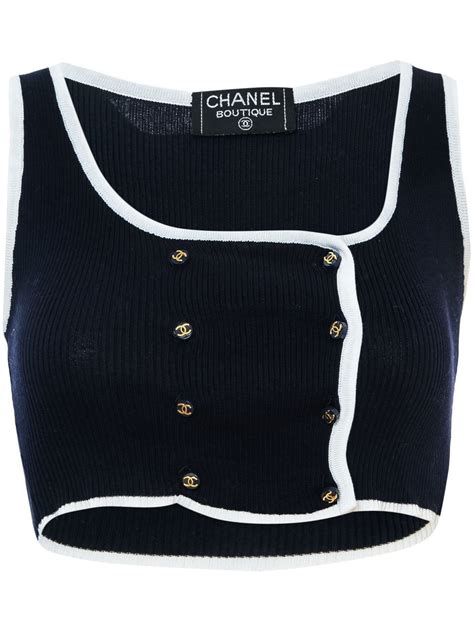 crop top chanel|chanel shirt clearance.